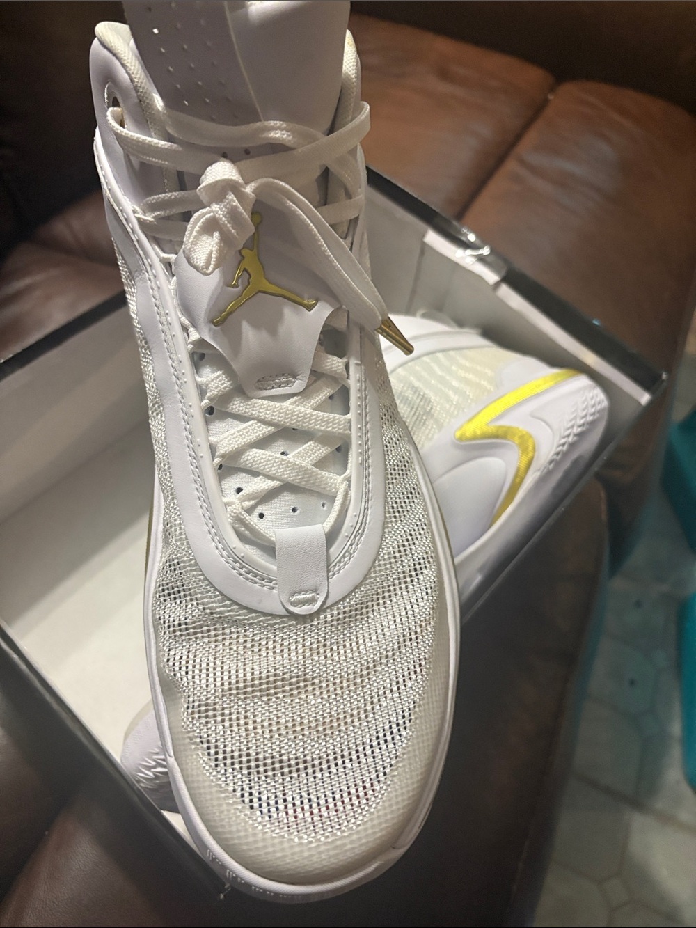 White men Jordan air sneakers size 13.5 #Jordan’s brand new originally cost$300